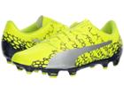 Puma Evopower Vigor 4 Graphic Fg (safety Yellow/silver/blue Depths) Men's Cleated Shoes