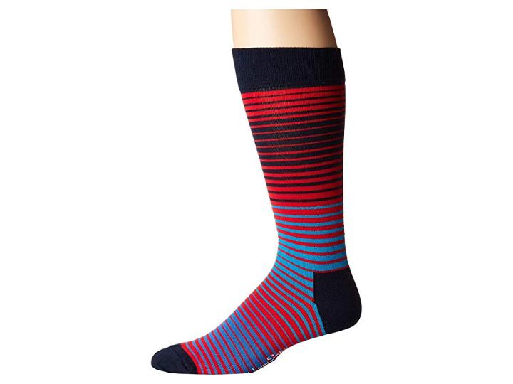 Happy Socks Sunrise Socks (red/blue) Men's Crew Cut Socks Shoes
