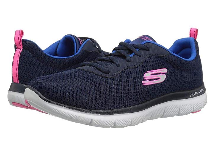 Skechers Flex Appeal 2.0 (navy) Women's Shoes