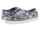Vans Authentic ((washed) Stars/blue) Skate Shoes