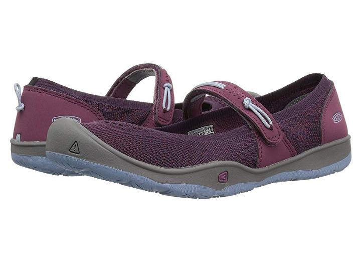 Keen Kids Moxie Mary Jane (little Kid/big Kid) (tulipwood/blue Fog) Girl's Shoes