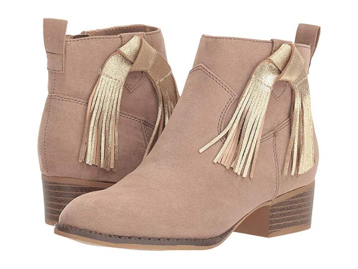 Dolce Vita Kids Jada (little Kid/big Kid) (almond Microsuede) Girls Shoes