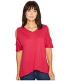 Fresh Produce Crossover Escape Top (persian Red) Women's Clothing