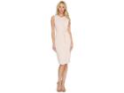 Calvin Klein Ruffle Front Sheath Dress Cd7c11al (blush) Women's Dress