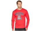 Champion College Arizona Wildcats Long Sleeve Jersey Tee (scarlet) Men's T Shirt