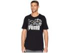 Puma Graphic Retro Sports Tee (cotton Black) Men's T Shirt