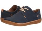 Clarks Un Haven Lace (navy Nubuck) Women's Lace Up Casual Shoes