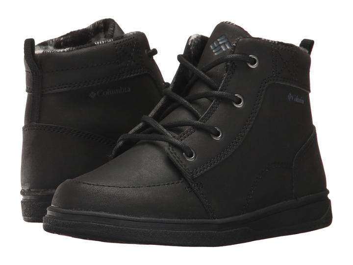 Columbia Kids Nash Peak (little Kid/big Kid) (black/grahpite) Boys Shoes
