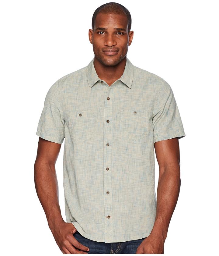 Toad&co Smythy S/s Shirt (deepwater) Men's Short Sleeve Button Up