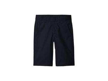 Nautica Kids Husky Flat Front Twill Shorts (big Kids) (navy) Boy's Shorts