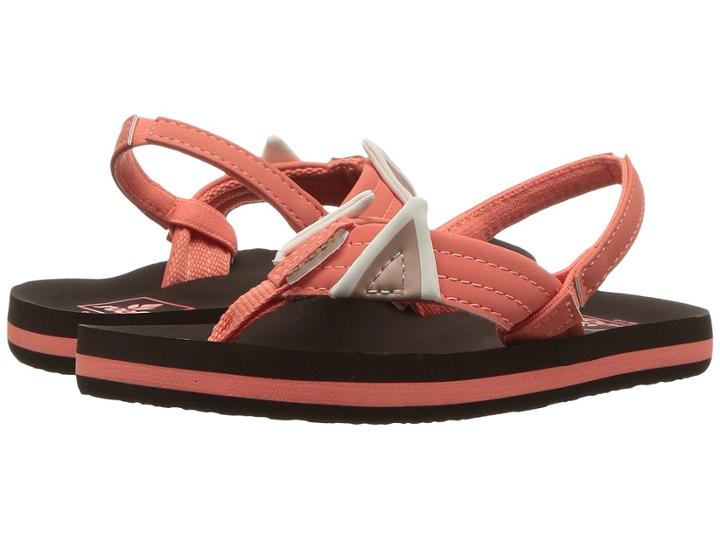 Reef Kids Little Ahi Cuties (infant/toddler/little Kid/big Kid) (kitty) Girls Shoes