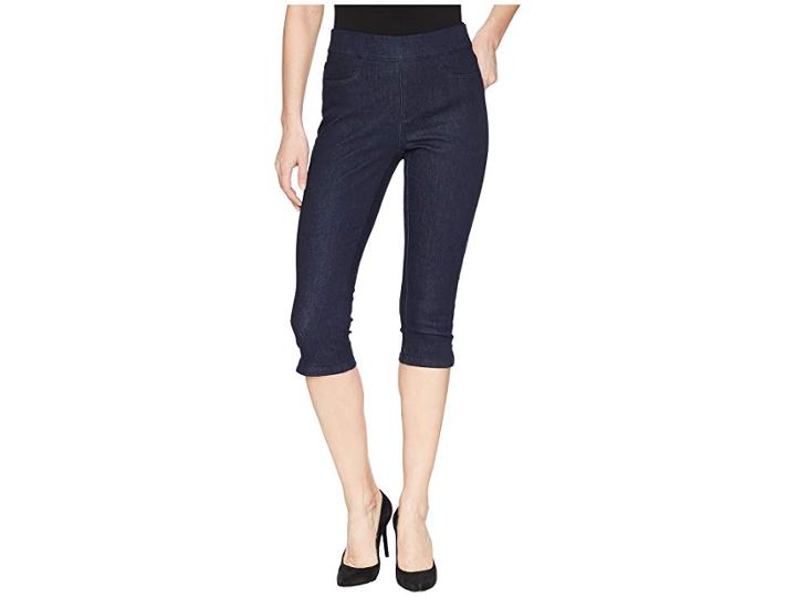 Nydj Pull-on Skinny Capris In Rinse (rinse) Women's Jeans