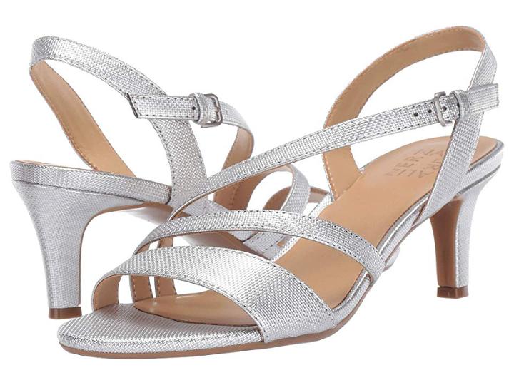 Naturalizer Hanah (silver) Women's Dress Sandals