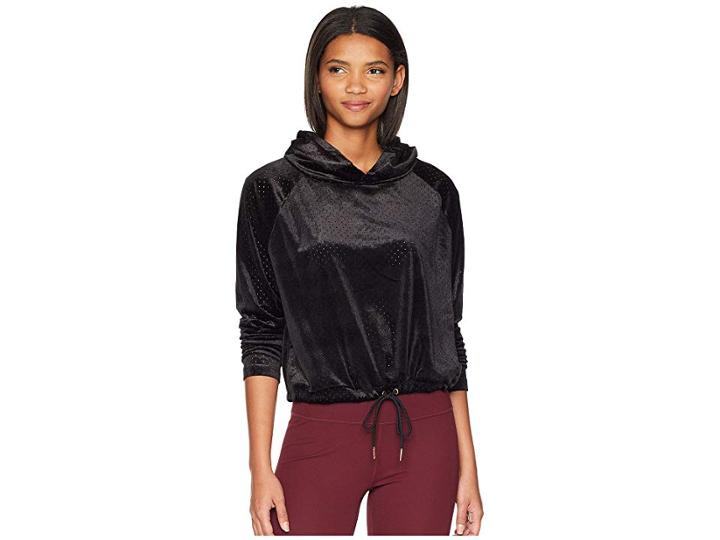 Onzie Velour Top (black) Women's Clothing