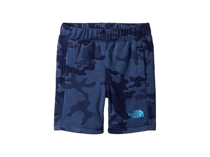 The North Face Kids Mak Shorts (toddler) (cosmic Blue/green Woodland Camo (prior Season)) Boy's Shorts