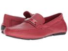 Calvin Klein Madsen (brick Red Embossed Tumbled) Men's Shoes
