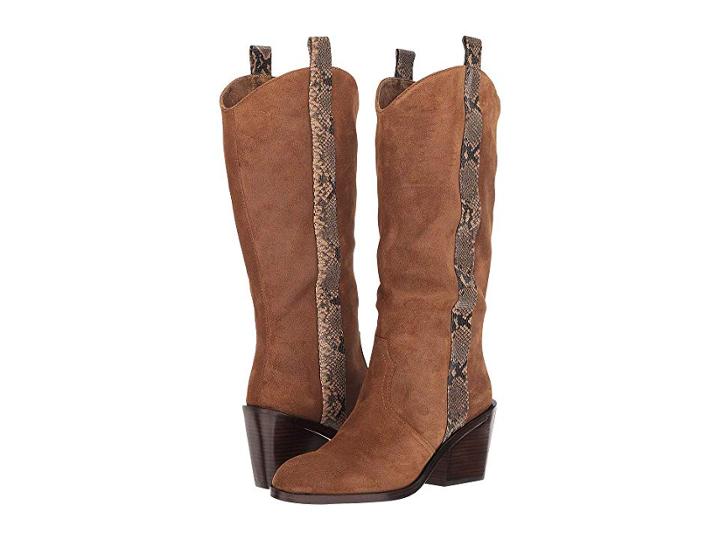 Donald J Pliner Riot (camel Waxy Suede) Women's Dress Boots
