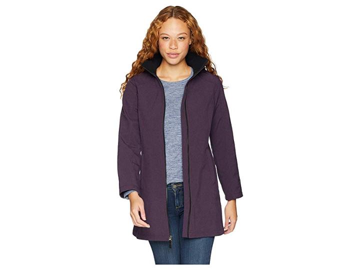 Eddie Bauer Windfoil(r) Elite Trench Coat (deep Eggplant) Women's Coat