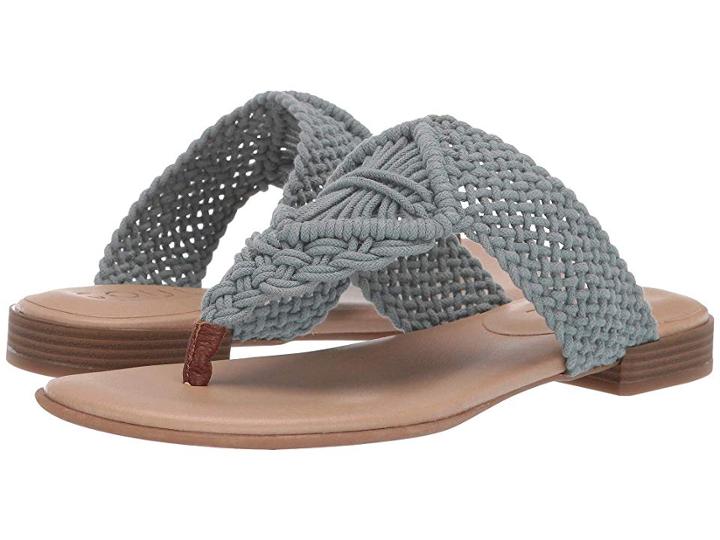 Soul Naturalizer Relax (stonewash Denim Macrame/fabric) Women's Sandals