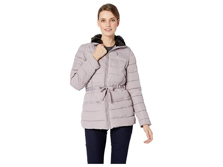 U.s. Polo Assn. Puffer Jacket (pearl) Women's Coat