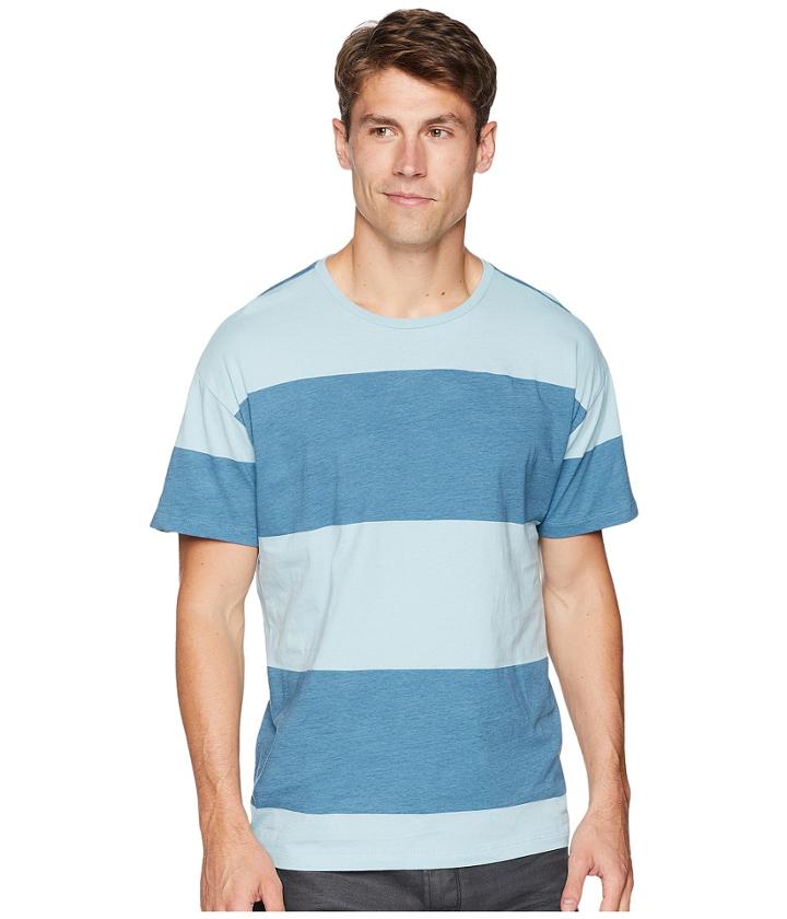 Hurley Rugby Short Sleeve Crew (noise Aqua) Men's Clothing