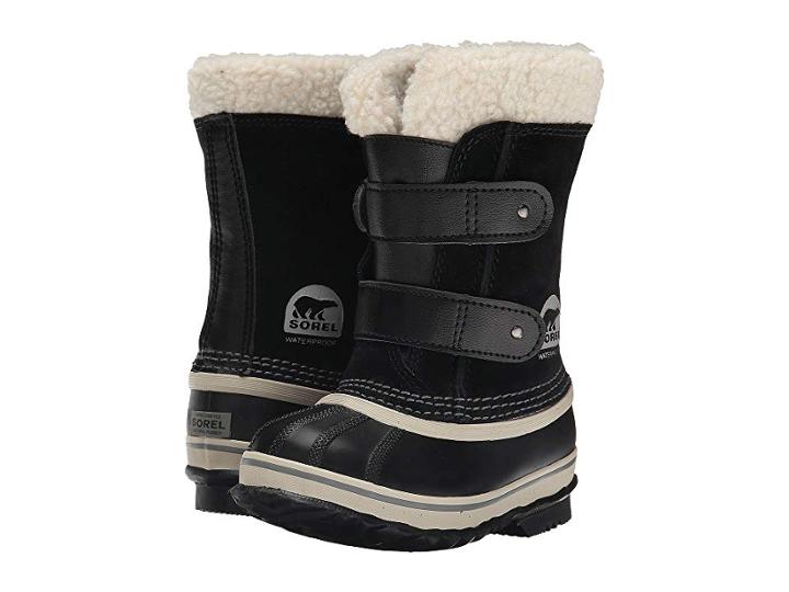 Sorel Kids 1964 Pactm Strap (toddler/little Kid) (black) Kids Shoes