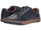 Johnston & Murphy Fenton Casual Dress Lace To Toe Sneaker (navy Hand-finished Calfskin) Men's Lace Up Casual Shoes