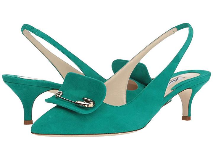 Brian Atwood Giuliaa (emerald Kid Suede) Women's Shoes