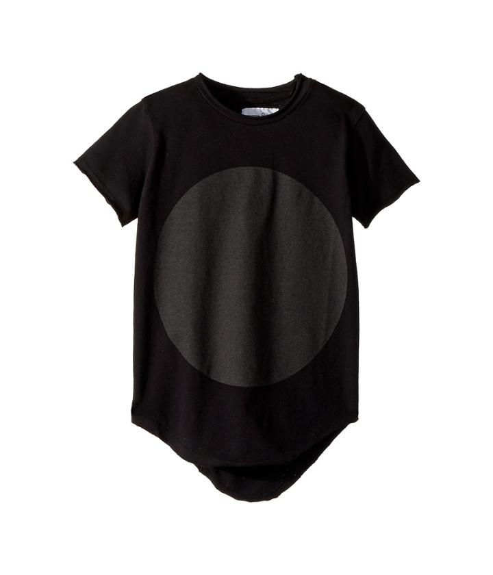 Nununu Circle T-shirt (infant/toddler/little Kids) (black) Girl's T Shirt