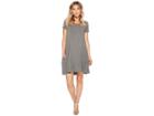 American Rose Ariana T-shirt Swing Dress (charcoal) Women's Dress
