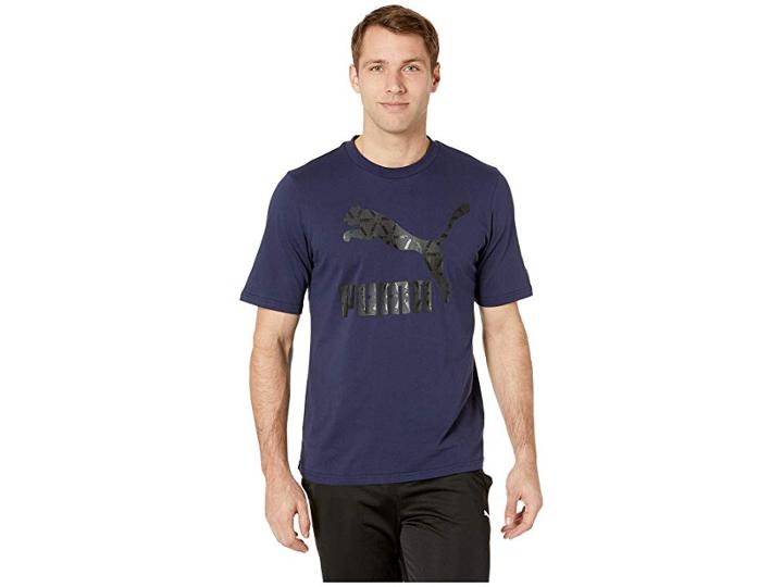 Puma Luxe Pack Tee Logo Fill (peacoat) Men's T Shirt