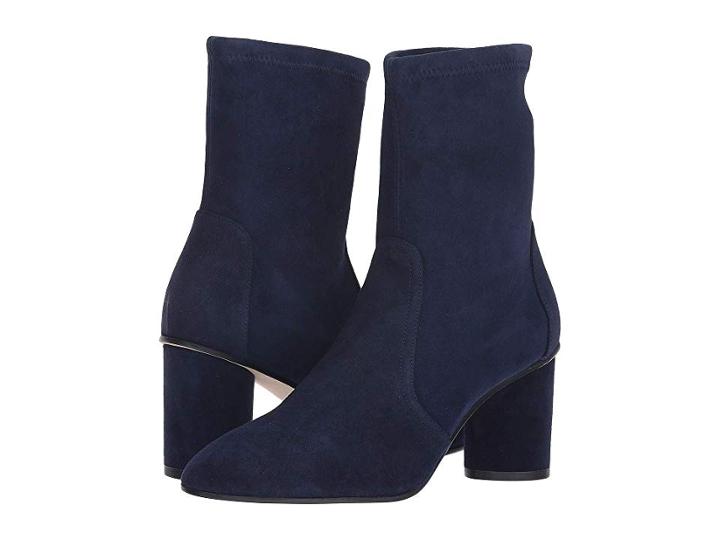 Stuart Weitzman Margot 75 (midnight Suede) Women's Shoes