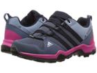 Adidas Outdoor Kids Terrex Ax2r Cp (little Kid/big Kid) (tech Ink/legend Ink/real Magenta) Girls Shoes