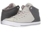 Converse Chuck Taylor(r) All Star(r) High Street Wordmark Mid (pale Gray/thunder/white) Men's  Shoes