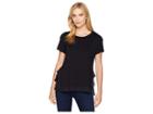 Karen Kane Sheer Hem Top (black) Women's Clothing