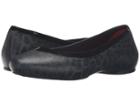 Crocs Lina Shiny Flat (black/black) Women's Flat Shoes