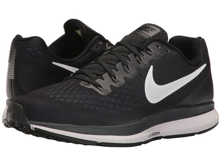 Nike Air Zoom Pegasus 34 (black/white/dark Grey/anthracite) Men's Running Shoes