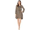 Scully Lesley Acid Wash Dress (tobacco) Women's Dress
