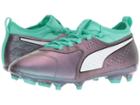 Puma One 3 Il Leather Fg (color Shift/biscay Green/puma White/puma Black) Men's Shoes