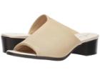 Bandolino Evelia (gold Metallic Stretch Mesh) Women's Slide Shoes