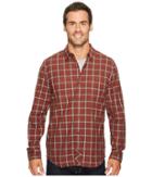 Toad&co Smythy Spacedye Long Sleeve Shirt (mahogany) Men's Long Sleeve Button Up