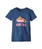The North Face Kids Short Sleeve Graphic Tee (little Kids/big Kids) (blue Wing Teal) Girl's Short Sleeve Pullover