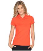 Nike Golf Victory Solid Polo (max Orange/white) Women's Short Sleeve Pullover