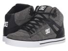 Dc Pure High-top Wc Tx Se (black/grey/white) Men's Skate Shoes