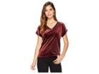 Sanctuary Holly V-neck Tee (scarlet) Women's T Shirt