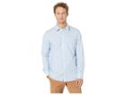 Calvin Klein The Stretch-cotton Shirt (crystal Sea) Men's Clothing