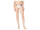 Roxy Printed Softly Love Reversible Full Swimsuit Bottoms (bright White Tropical Nights Big) Women's Swimwear