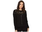 Romeo & Juliet Couture Cut Out Detail Sweatshirt (black) Women's Sweatshirt