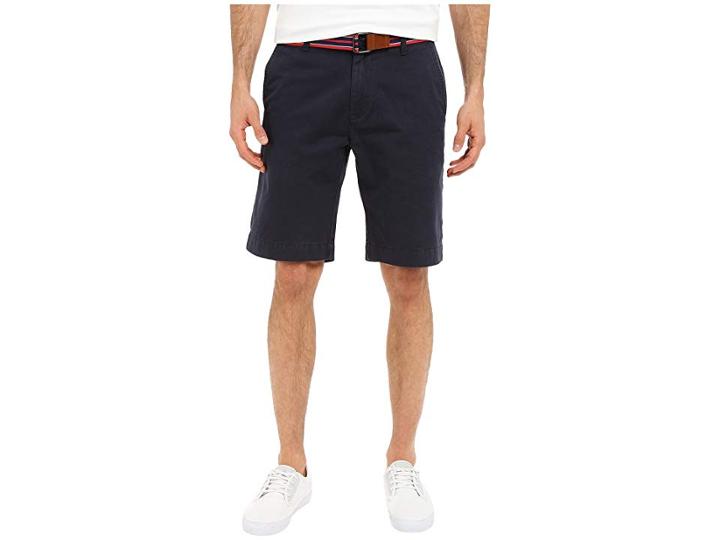 U.s. Polo Assn. Hartford Flat Front Twill Shorts (club Navy) Men's Shorts