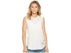 Alternative Super Distressed Sleeveless Tee (vintage White Reactive) Women's T Shirt